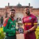 Ticket prices and purchase process for the Bangladesh–West Indies match.
