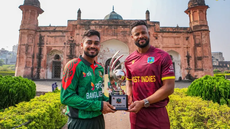 Ticket prices and purchase process for the Bangladesh–West Indies match.