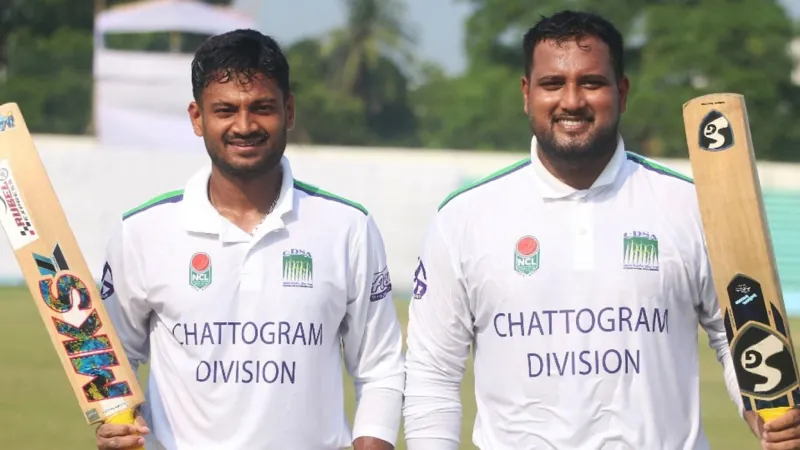 Four batters scored centuries on the opening day of the NCL.