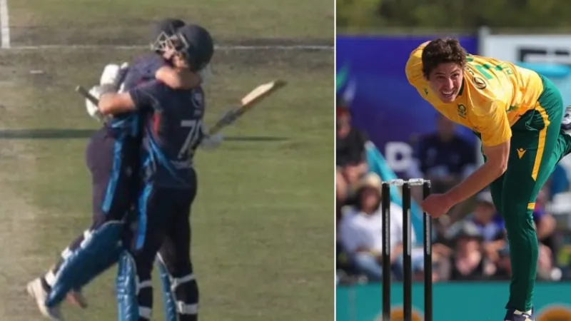 Namibia make history by defeating South Africa in T20 cricket.