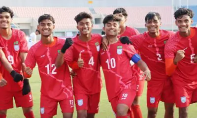 Bangladesh top the points table with three wins in the Asian Cup qualifiers.