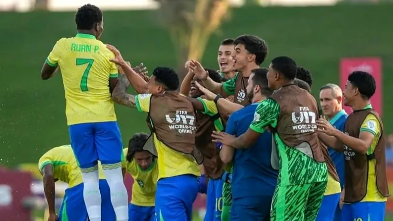 Brazil u17 team in world cup