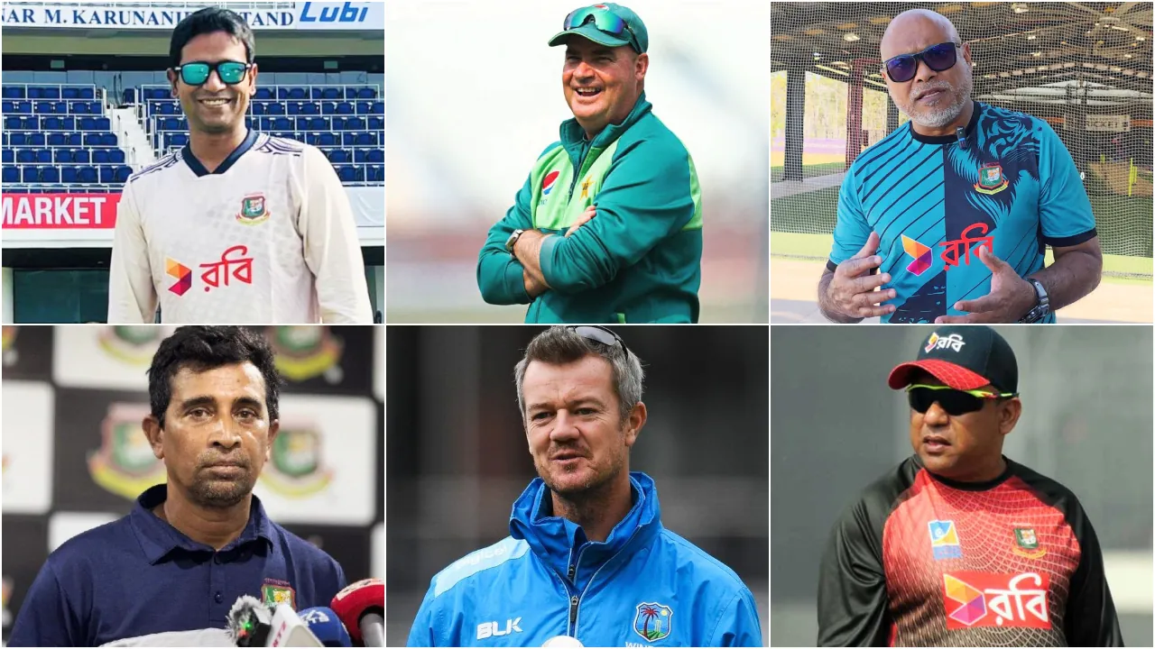Coaches of six teams in BPL