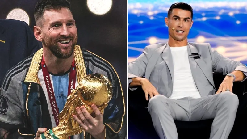 Lionel Messi and Cristiano Ronaldo