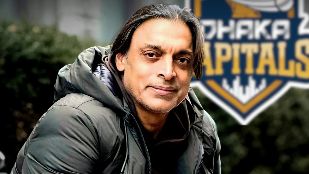 Shoaib Akhtar in Dhaka Capitals as mentor