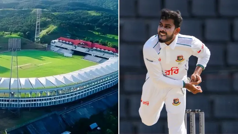 Sylhet International Cricket Ground and Mehedi Hasan Miraz