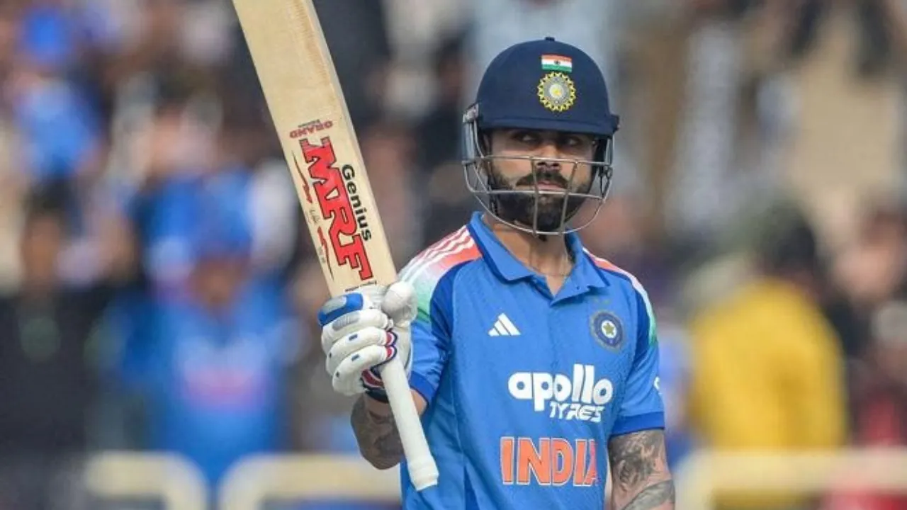 Kohli scores a special century in international cricket.