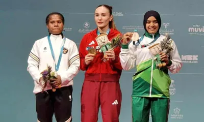 Weightlifting winners in Islamic Games