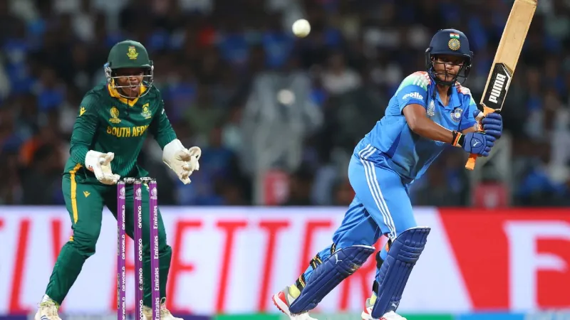 Women’s World Cup Final: India set South Africa a target of 299 runs