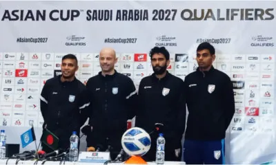 বাংলাদেশ -ভারত প্রি- ম্যাচ কনফারেন্স।