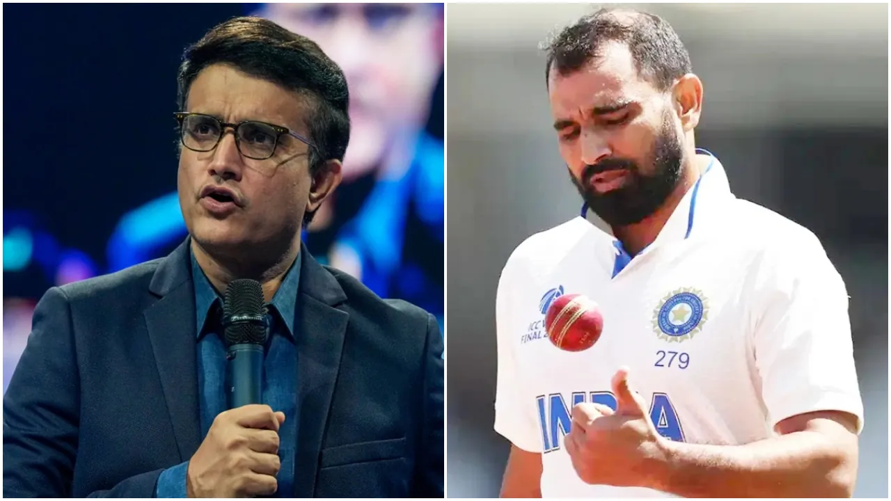 সৌরভ গাঙ্গুলি ও মোহাম্মদ শামি