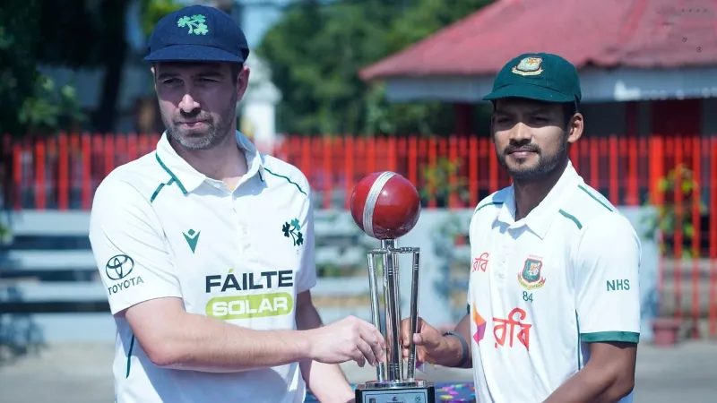 Ireland wants to make history by defeating Bangladesh.