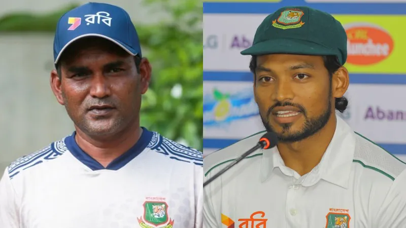 মোহাম্মদ সালাউদ্দিন ও নাজমুল হোসেন শান্ত