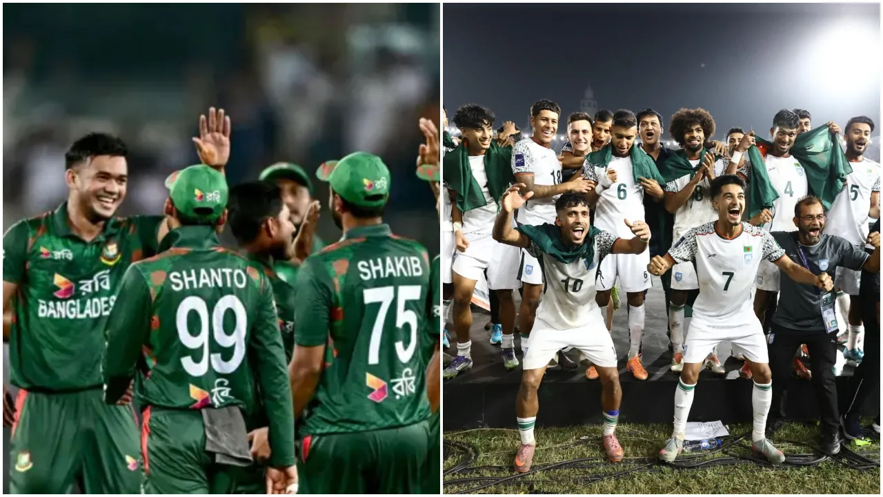 Bangladesh Cricket an Football Team