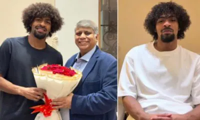 After arriving in Dhaka, Hamza said, “We will beat India, Insha’Allah.”