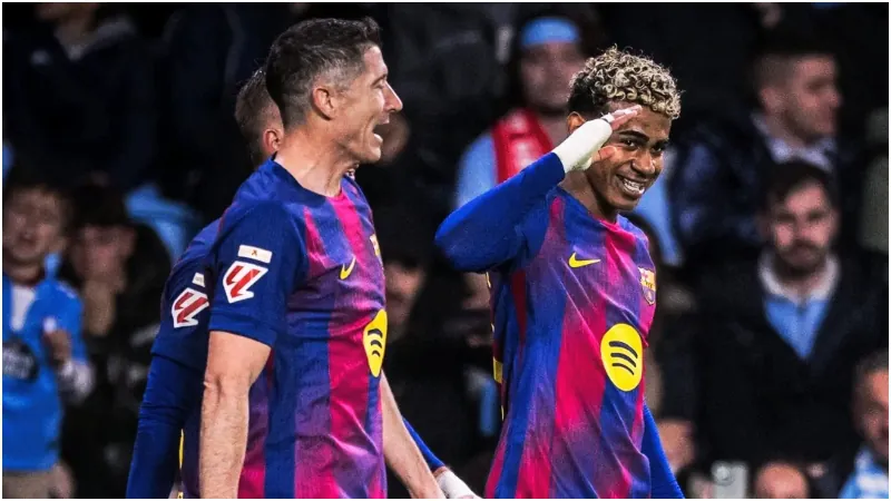 লেভানদোভস্কি ও ইয়ামাল