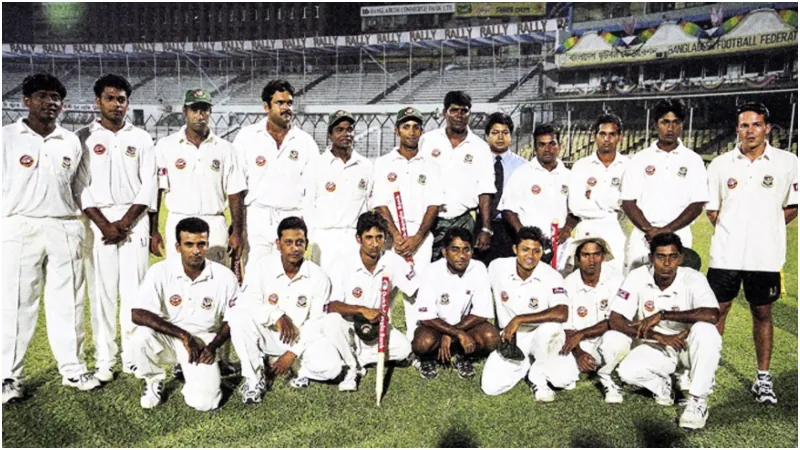 বাংলাদেশের অভিষেক টেস্ট দল