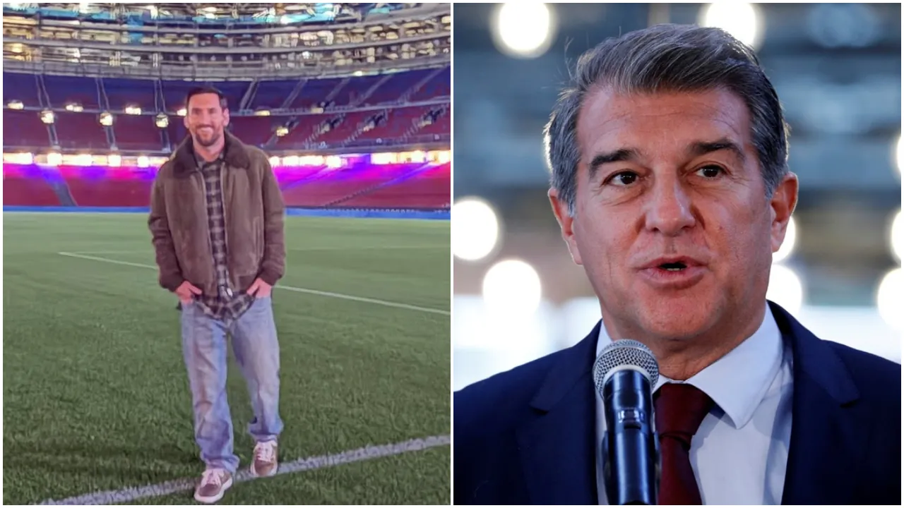 লিওনেল মেসি ও লাপোর্তা