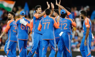 India take lead in T20 series with win over Australia.