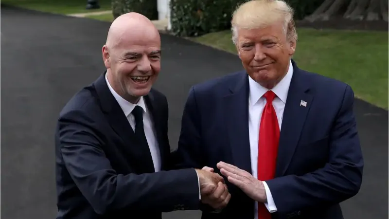 ডোনাল্ড ট্রাম্প ও জিয়ান্নি ইনফান্তিনো