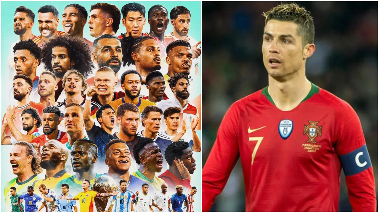 Fifa poster and Ronaldo