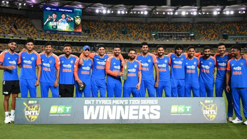 Final match abandoned, India clinch series against Australia.
