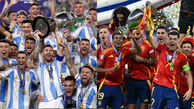 আর্জেন্টিনা ও স্পেন দল