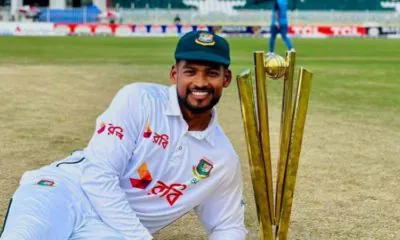 Shanto appointed Bangladesh Test captain again