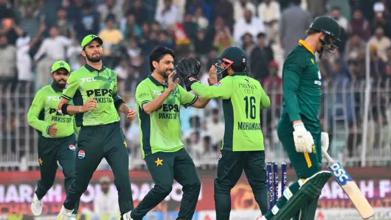 Pakistan win the series by defeating South Africa in the third ODI.