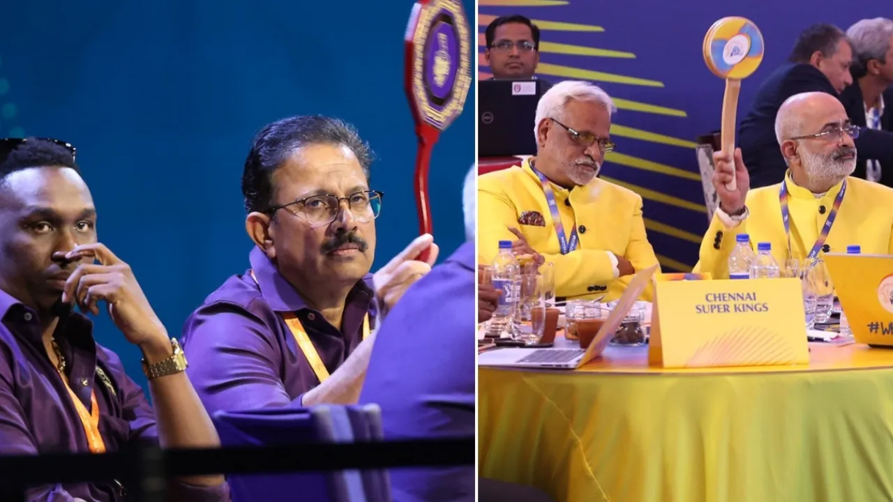 Kolkata and Chennai are entering the auction with the highest amount of money.