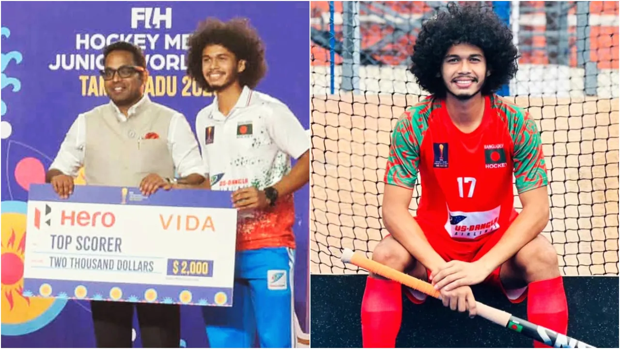 Amirul gets award most goal of the tournament