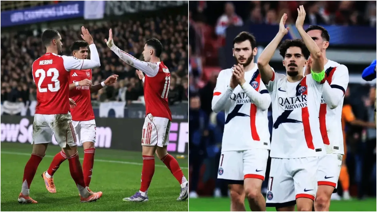 Arsenal and PSG