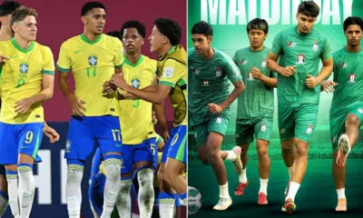 Bangladesh vs Brazil match in Latin-Bangla super cup