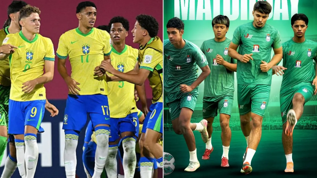 Bangladesh vs Brazil match in Latin-Bangla super cup