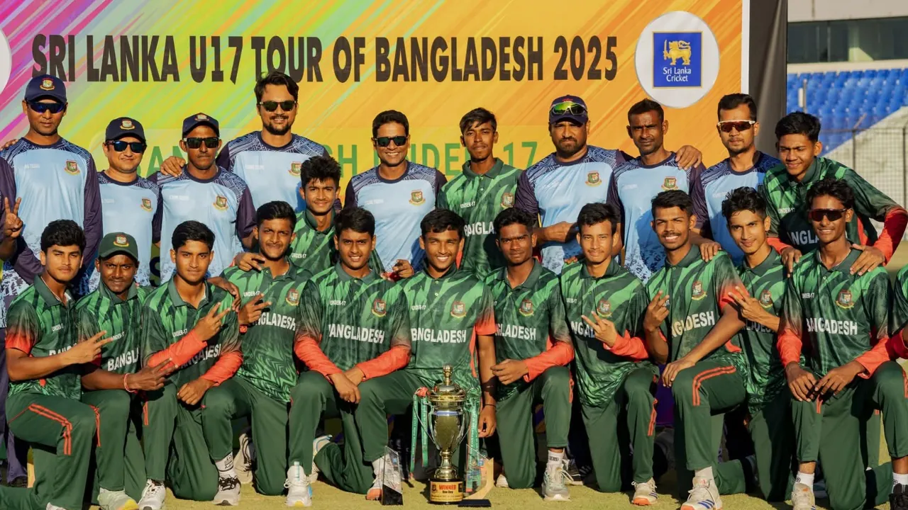 Bangladesh win the series by defeating Sri Lanka in the final ODI.