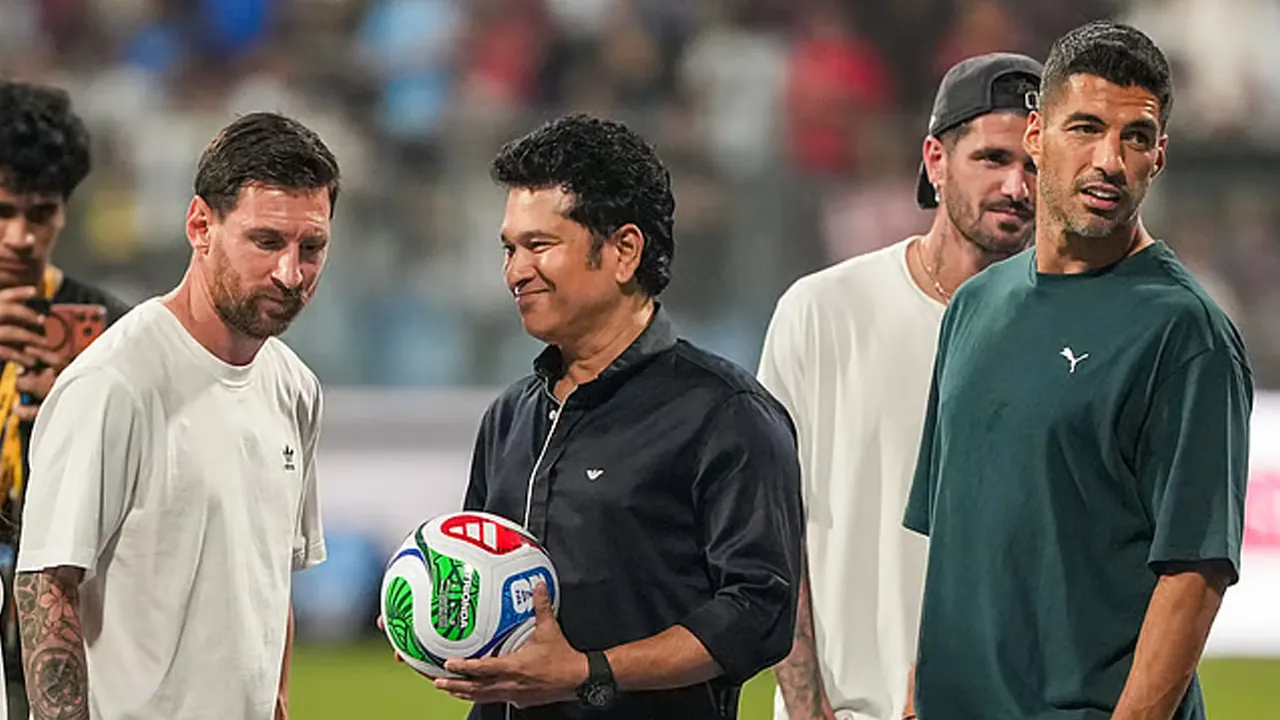 Messi Meets Sachin