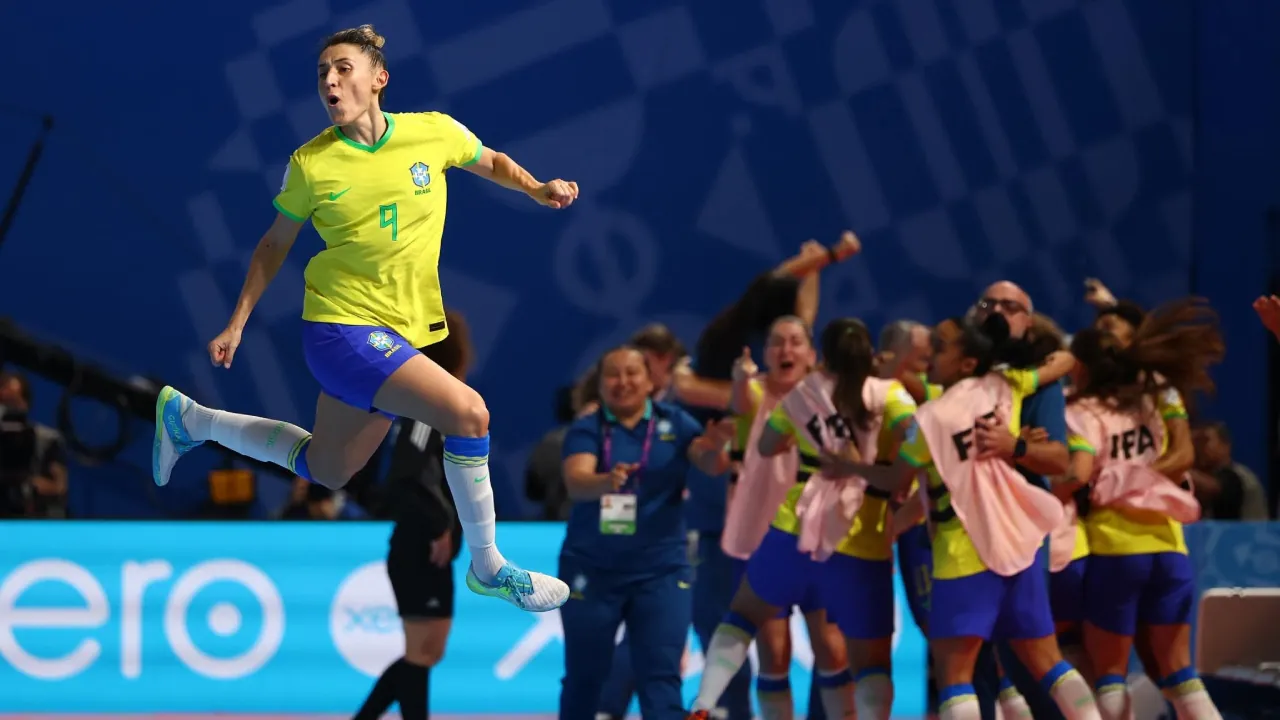 Emilly scored the first goal in Futsal Women's WC final