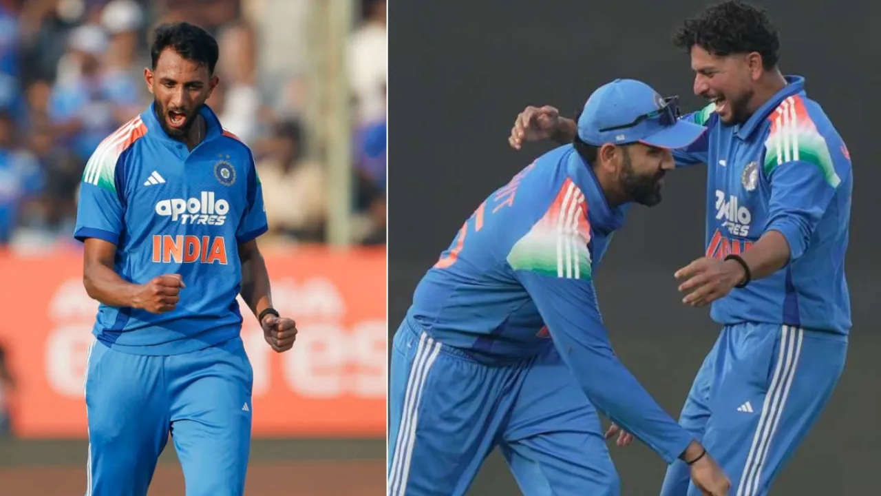 Kuldeep Yadav and Prasidh Krishna