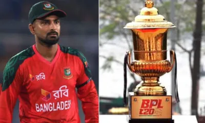 Litton Das and BPL trophy