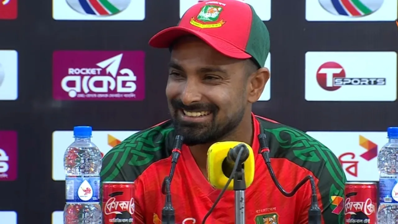 Litton Das in press conference