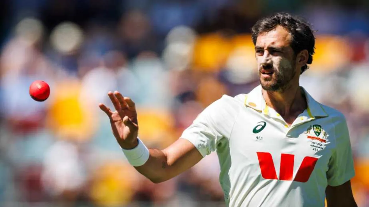 Mitchell Starc in Ashes