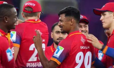 Mustafizur shines with the ball again as Dubai earn their first win.