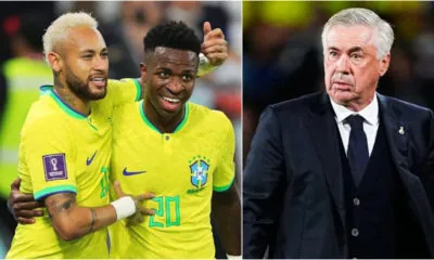 Neymar, Vini and brazilian coach