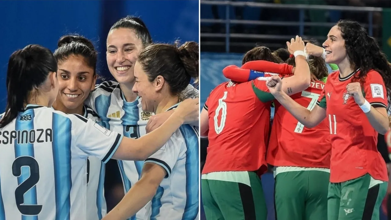 Portugal reach the final by beating Argentina in the Futsal World Cup.