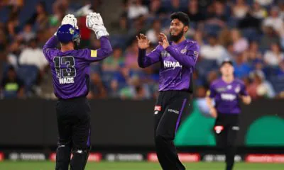 Rishad takes two wickets against Melbourne, but Hobart still lose.