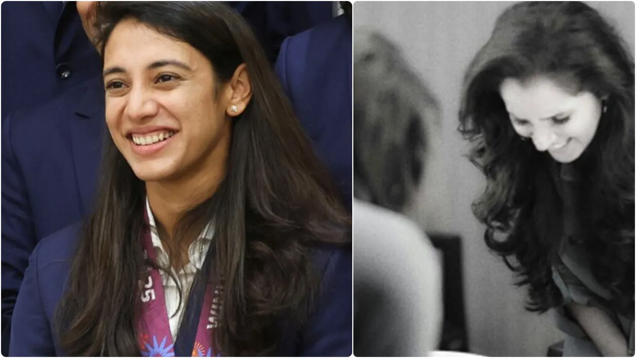 Smriti Mandhana and Tennis star Sania Mirza