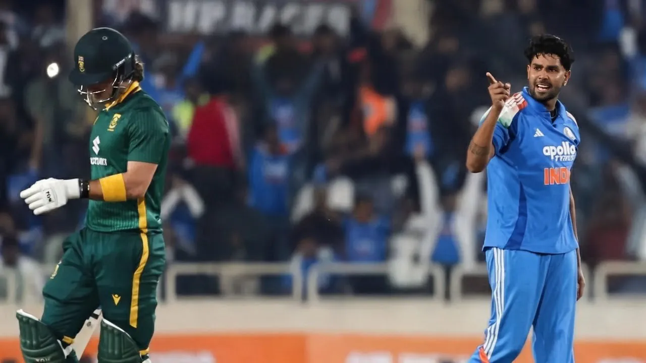 The Indian pacer received bad news after an aggressive celebration.