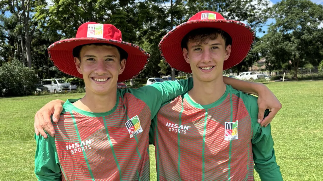 The legendary Zimbabwean cricketer’s twin children have been called up to the World Cup squad.