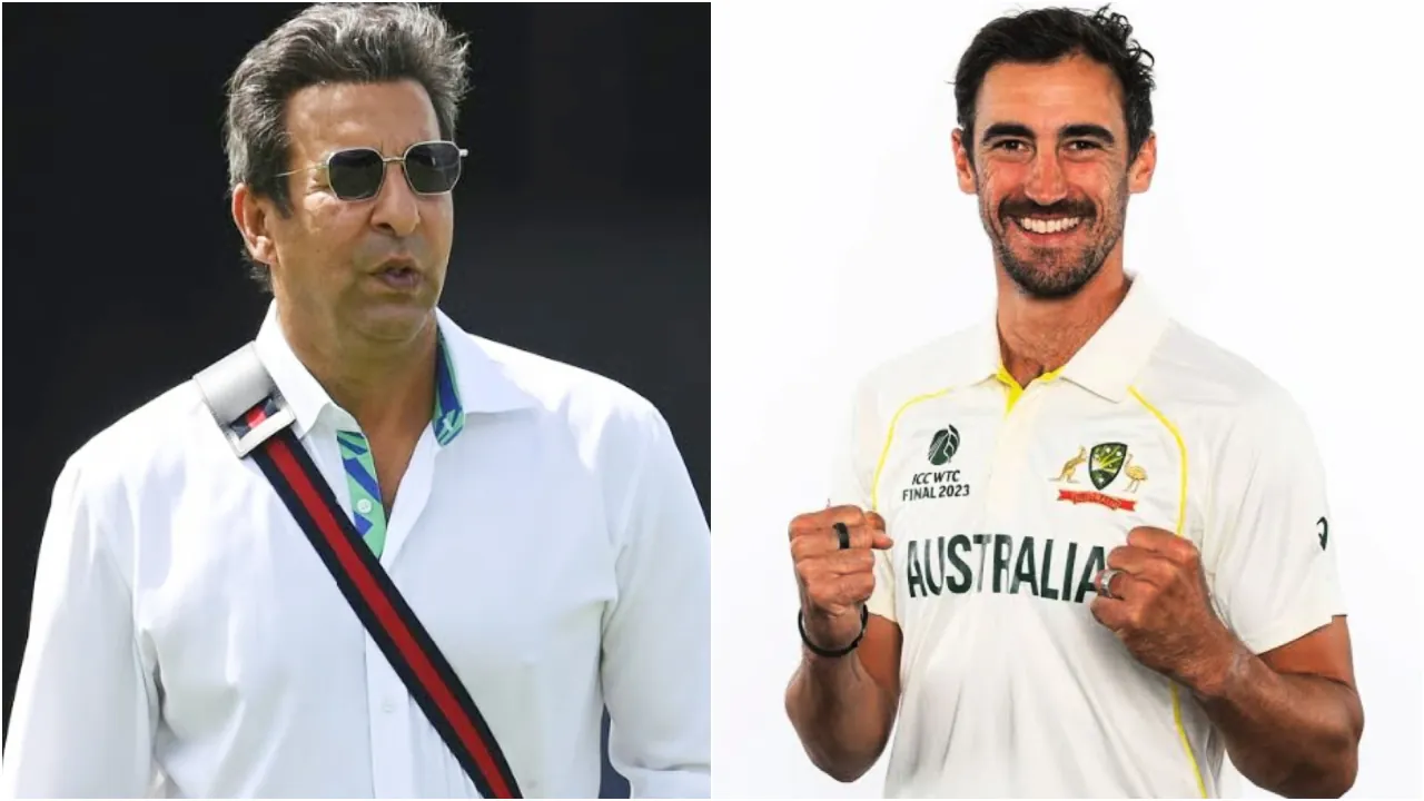 Wasim akram and Mitchell Starc