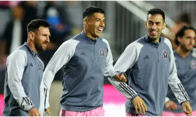 Messi, Suarez, Busquets